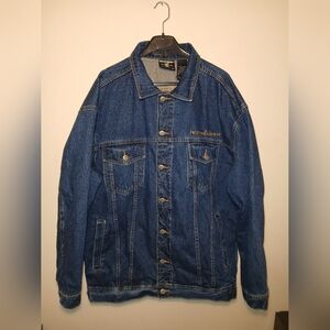 Rocawear Denim  Dungaree Jacket Men's Sz XL  Vintage Great  Condition Y2k